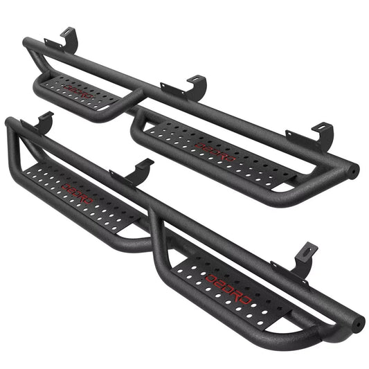 OEDRO Drop Running Boards for 2007-2018 Jeep Wrangler JK 4 Door Bolt-on Side Step Bars